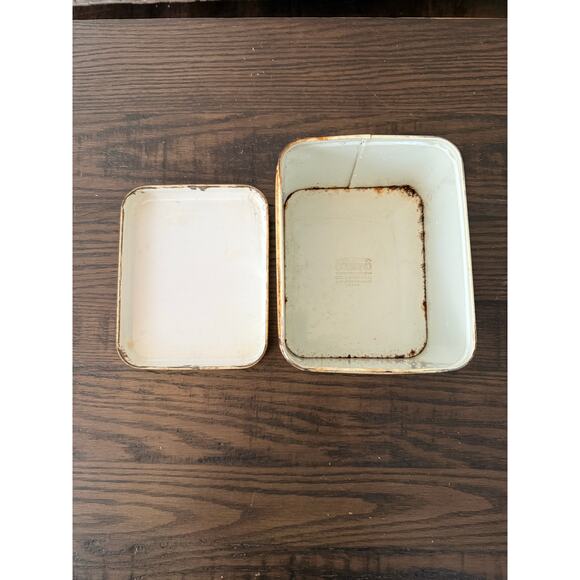 Vintage Cheinco Tin Sugar & Tea Canister Set - Picture 8 of 8